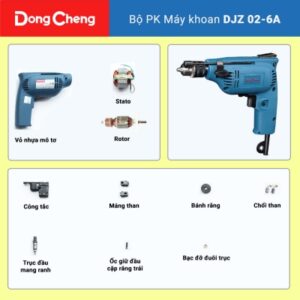 Bộ PK máy khoan DJZ 02-6A
