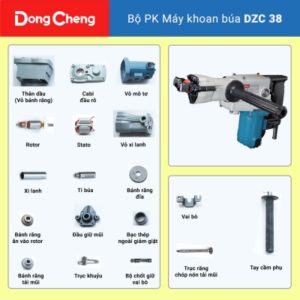 Bộ PK máy khoan DZC 38