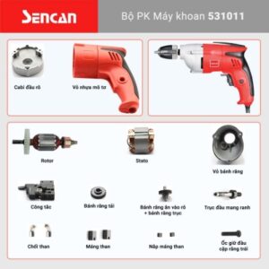 Bộ PK máy khoan 531011