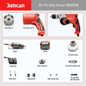 Bộ PK máy khoan 531015
