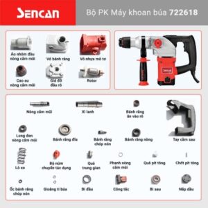 Bộ PK máy khoan búa 722618