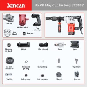 Bộ PK máy đục bê tông 723007